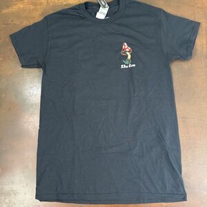 12 Oz club Choose Adventure Back Panel small tee skull mushroom happy face